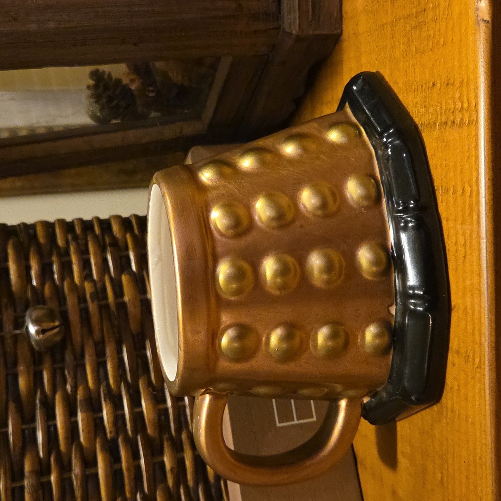 DR. WHOO Gold and Black Dalek Mug